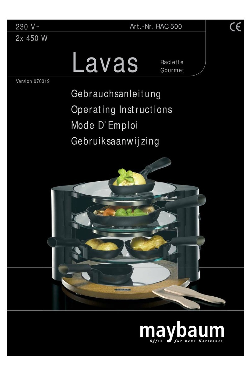MAYBAUM Lavas operating instructions