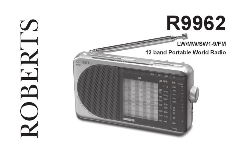 Roberts R9962 User manual