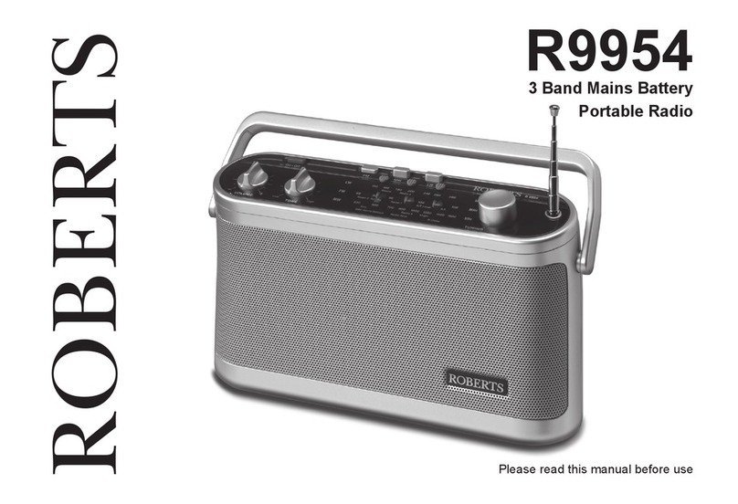 Roberts R9954 User manual