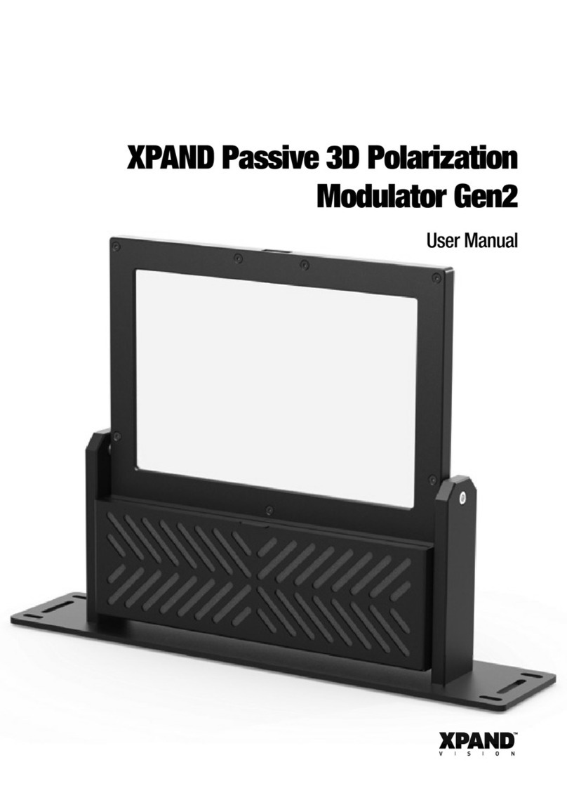 Xpand Passive 3D PolarizationModulator Gen2 user manual Xpand Passive 3D PolarizationModulator Gen2 user manual