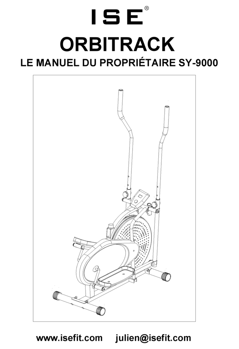 ISE ORBITRACK SY-9000 owner's manual