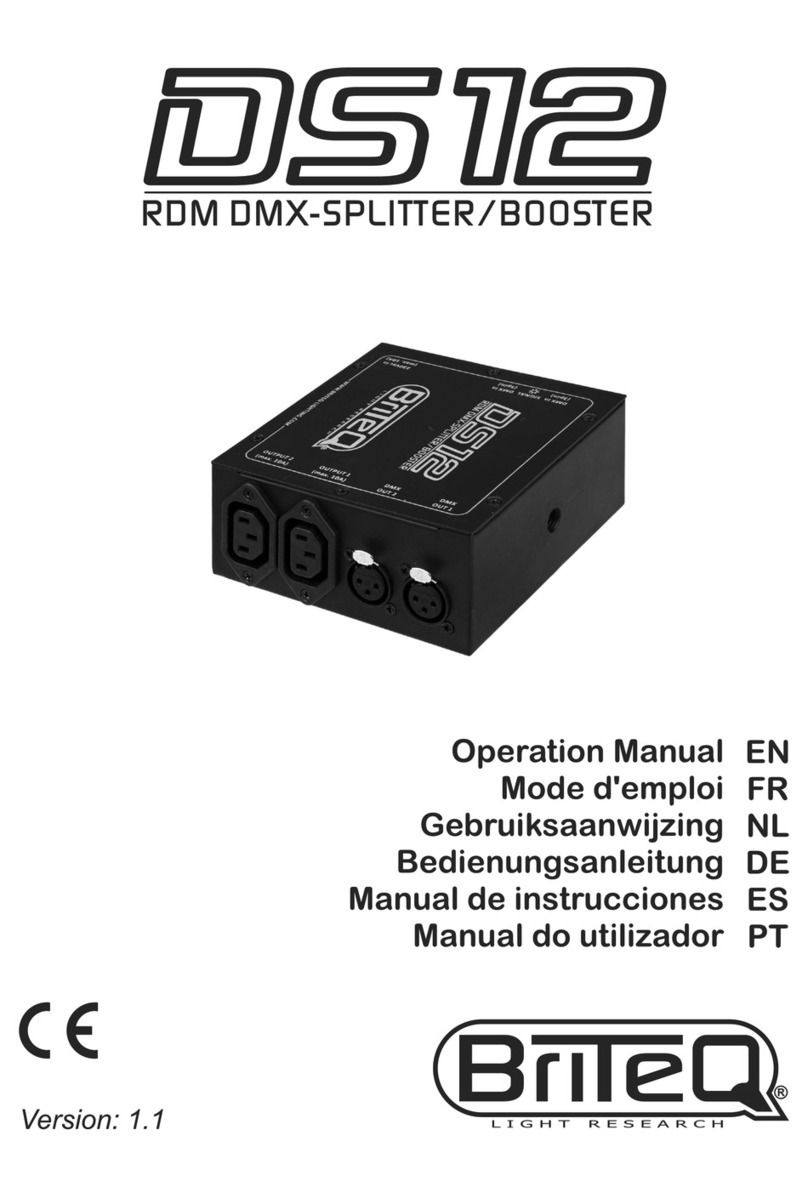 Briteq DS12 Operation manual