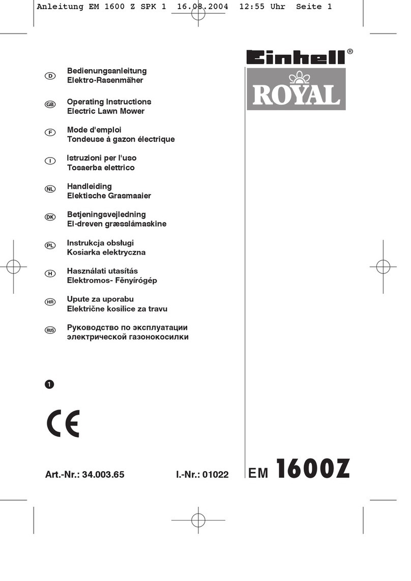 EINHELL Royal EM 1600Z operating instructions