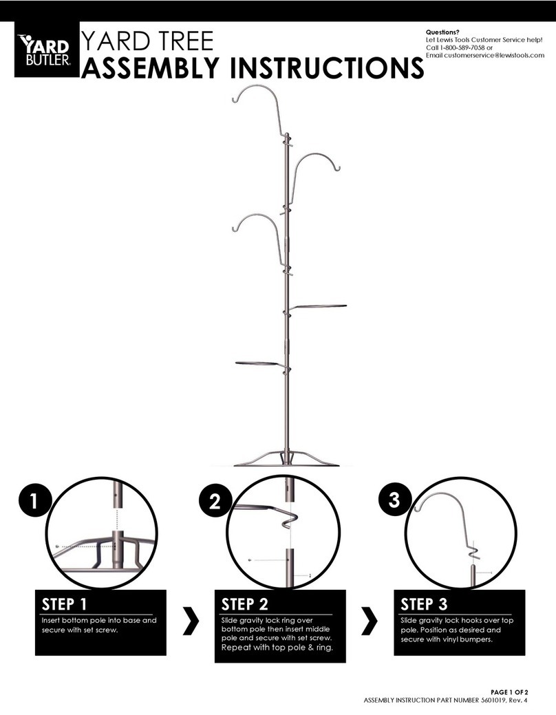 Yard Butler YARD TREE YT-5 Assembly instructions