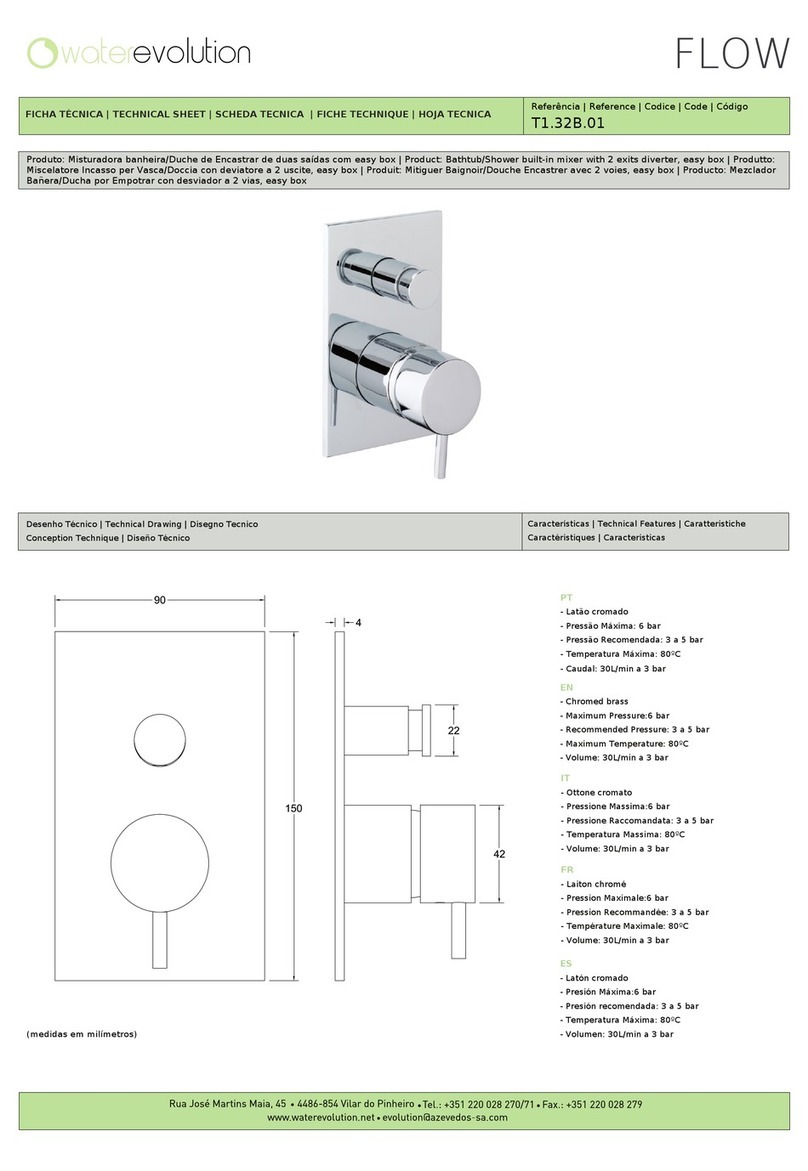 WaterEvolution FLOW T1.32B.01 Instruction Manual WaterEvolution FLOW T1.32B.01 Instruction Manual