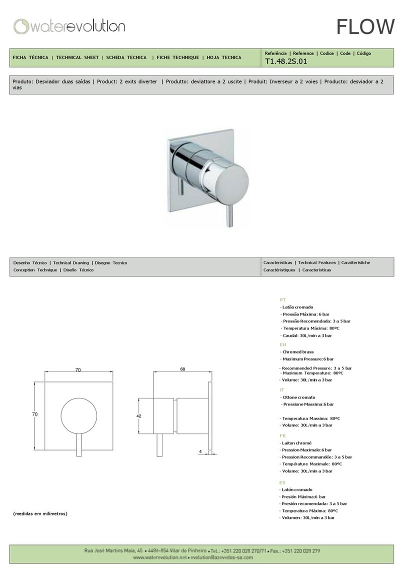 WaterEvolution FLOW T1.48.2S.01 Instruction Manual WaterEvolution FLOW T1.48.2S.01 Instruction Manual