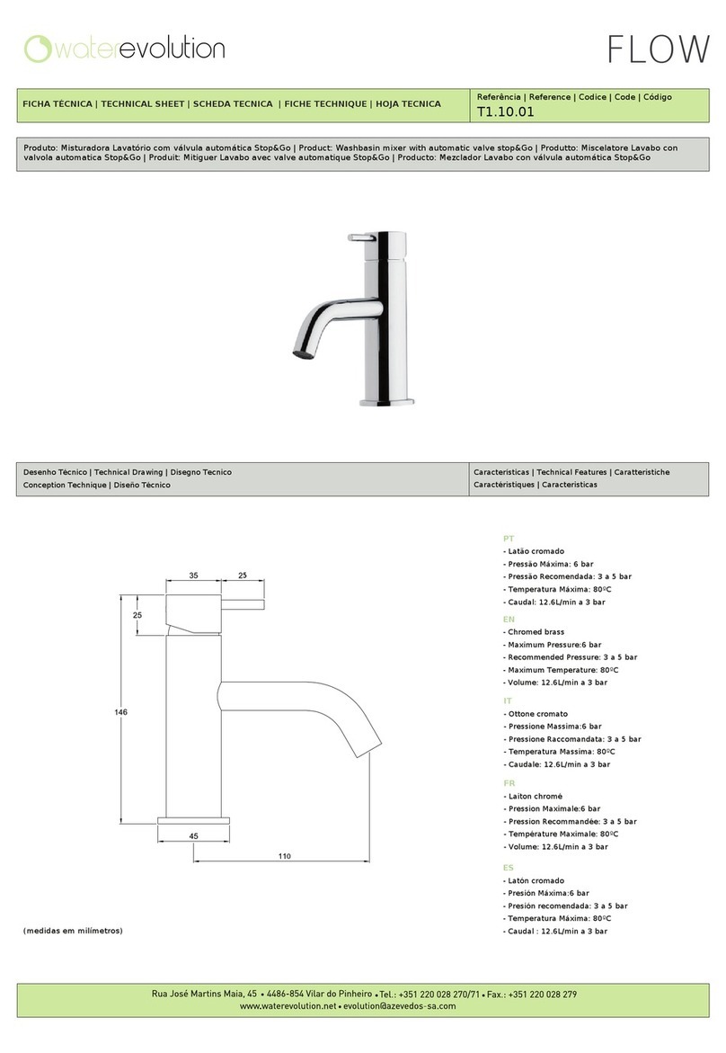 WaterEvolution FLOW T1.10.01 Instruction Manual WaterEvolution FLOW T1.10.01 Instruction Manual