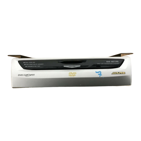 Alpine NVE-N077PS User manual