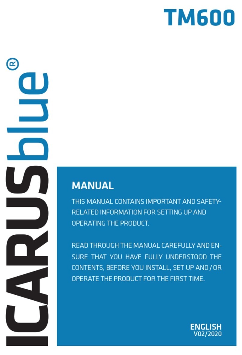 ICP ICARUS blue TM600 manual