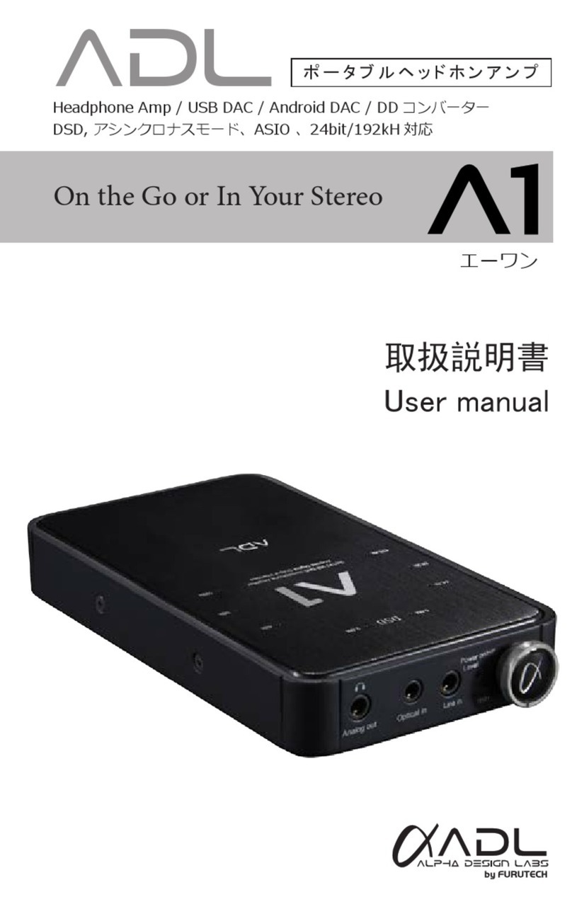 ADL A1 user manual