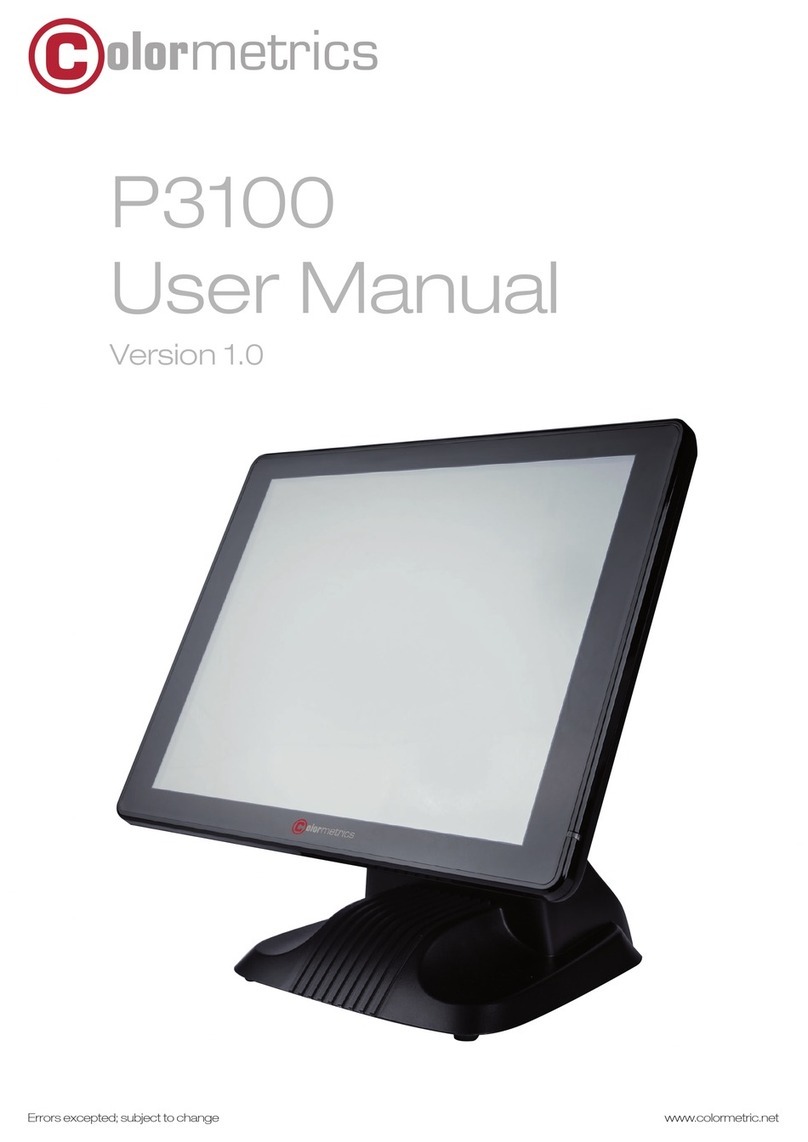 Colormetrics P3100 user manual