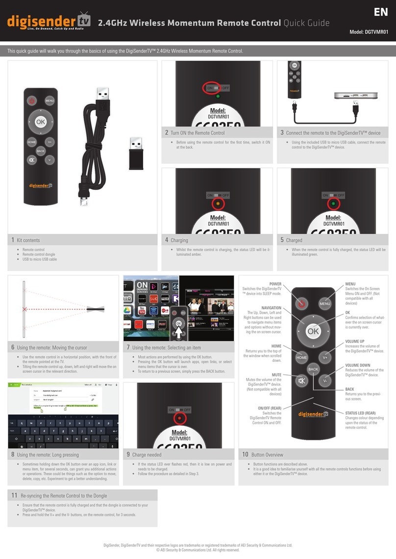 DigiSender TV DGTVMR01 quick guide
