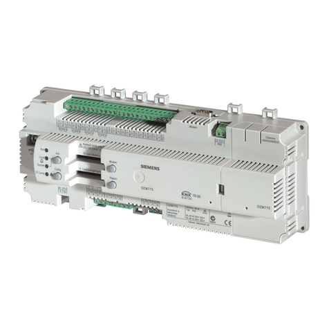Siemens OZW775 User manual