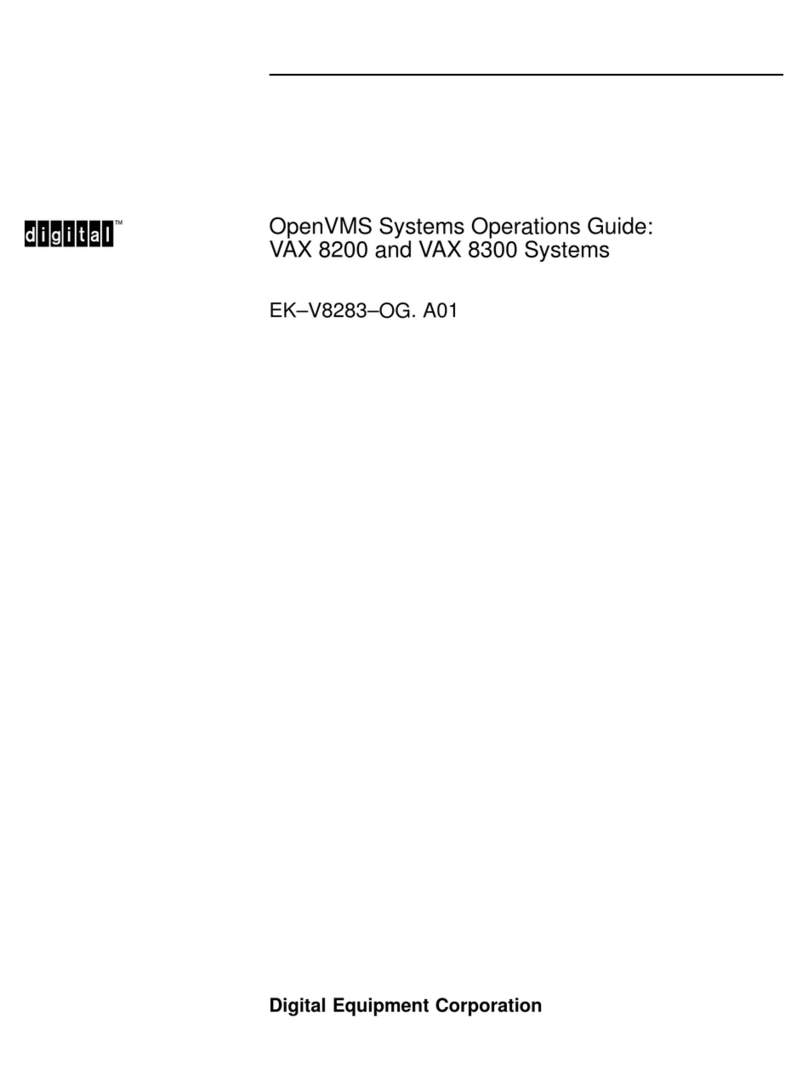 Digital Equipment digital VAX 8200 Operation guide