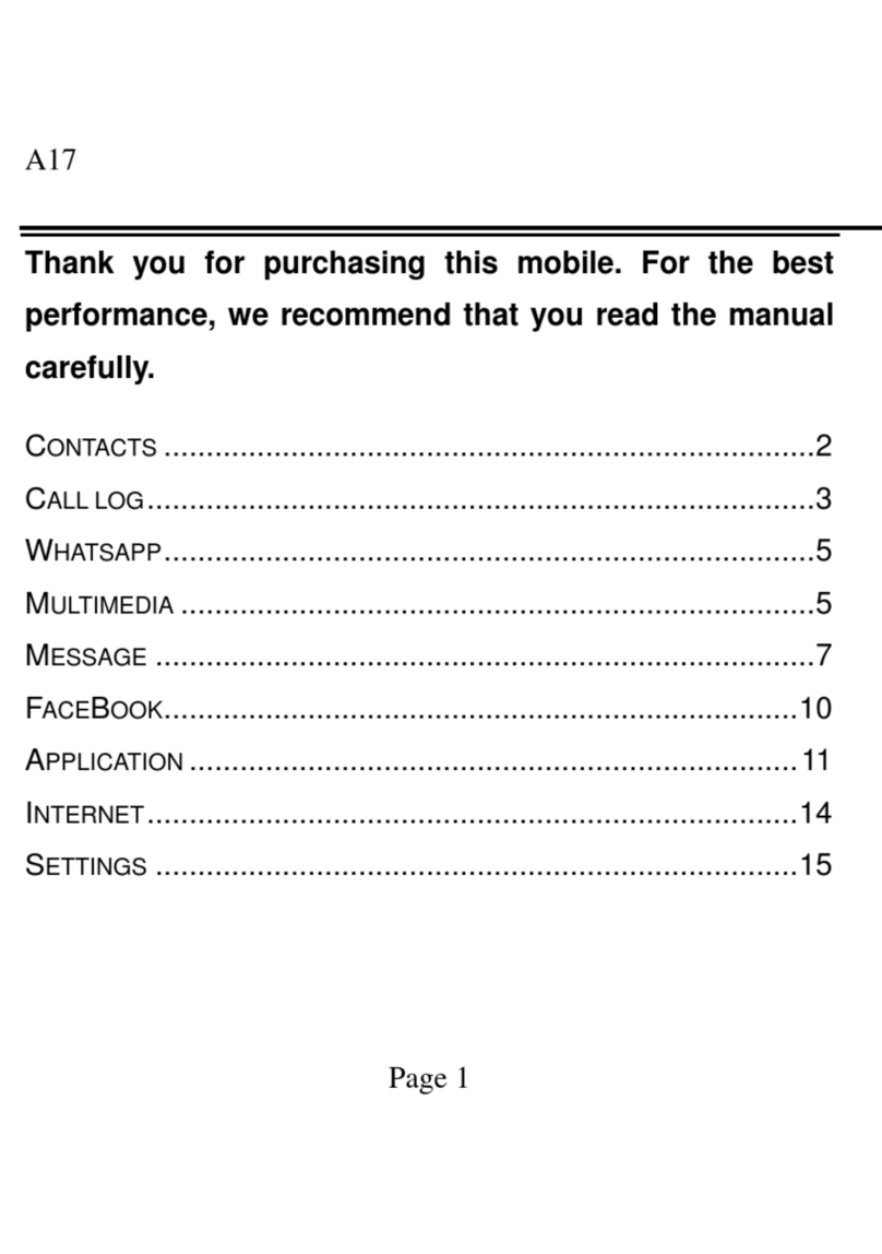 AOC A17 User manual