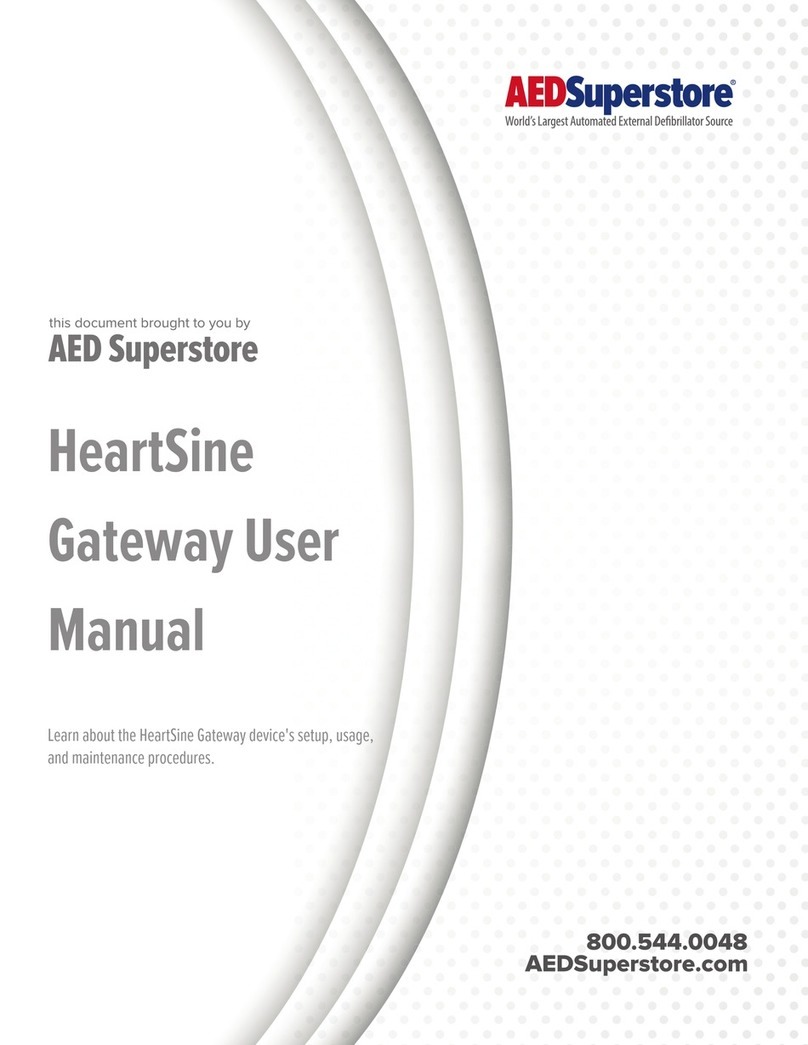Stryker HeartSine Gateway LIFELINKcentral User manual