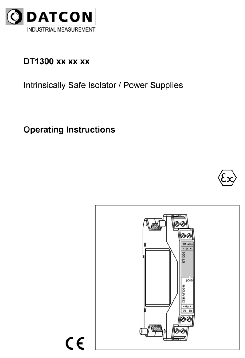 Datcon DT1300 Series operating instructions
