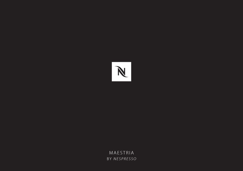 Nespresso Maestria User manual