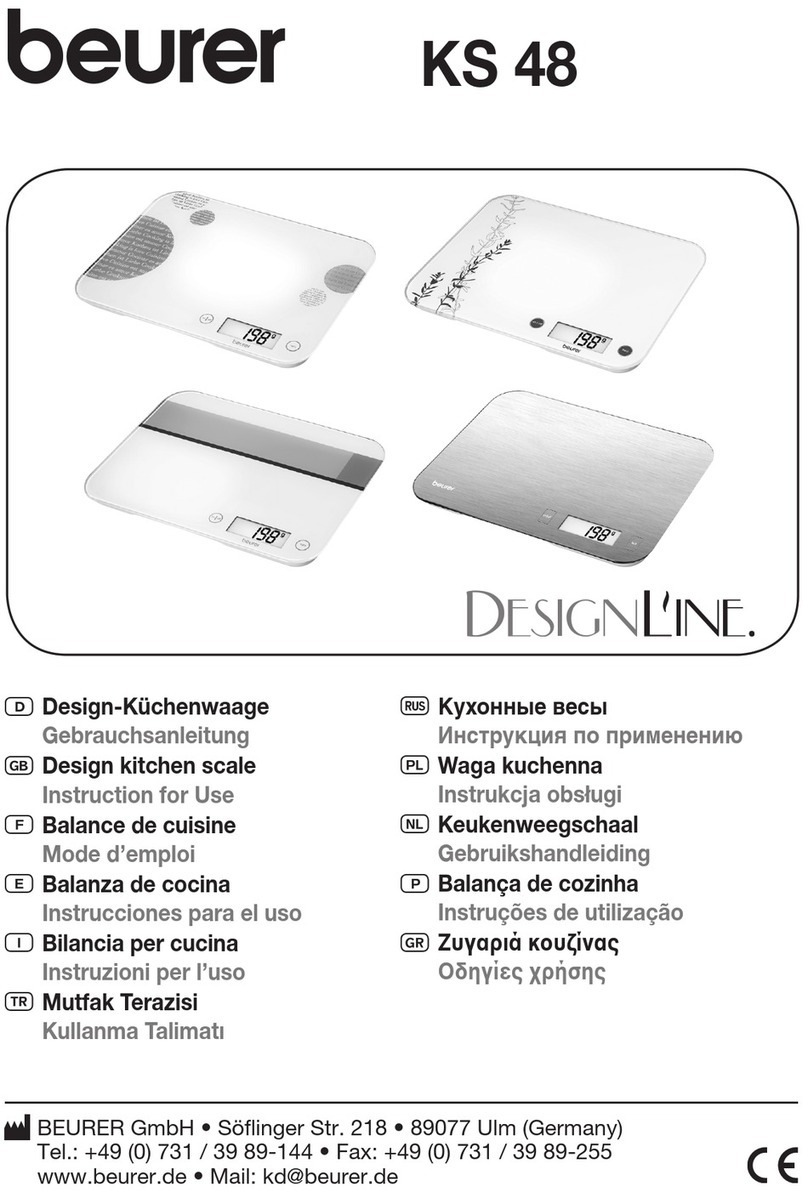 Beurer DesignLine KS 48 Instructions for use