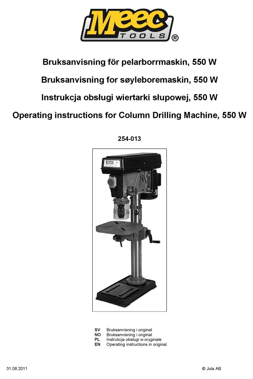 Meec tools 254-013 Operating instructions