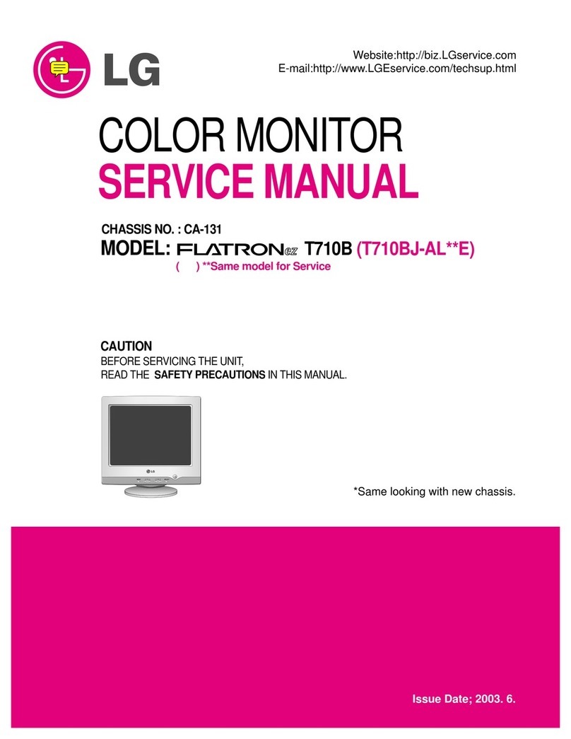 LG Flatron T710B User manual