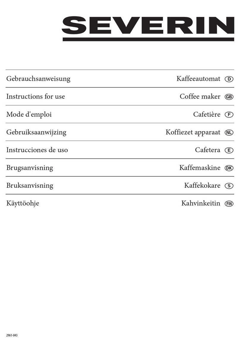 SEVERIN KA 5740 User manual SEVERIN KA 5740 User manual