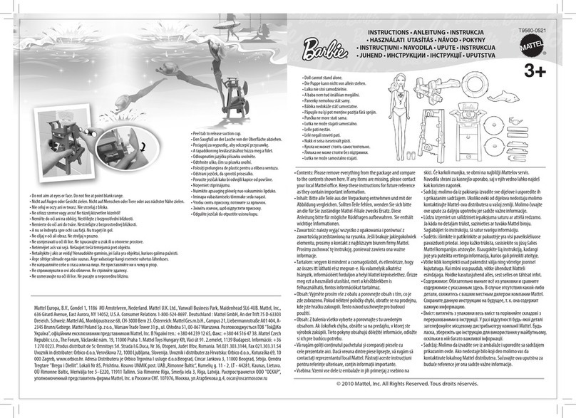 Mattel Barbie T9560 User manual