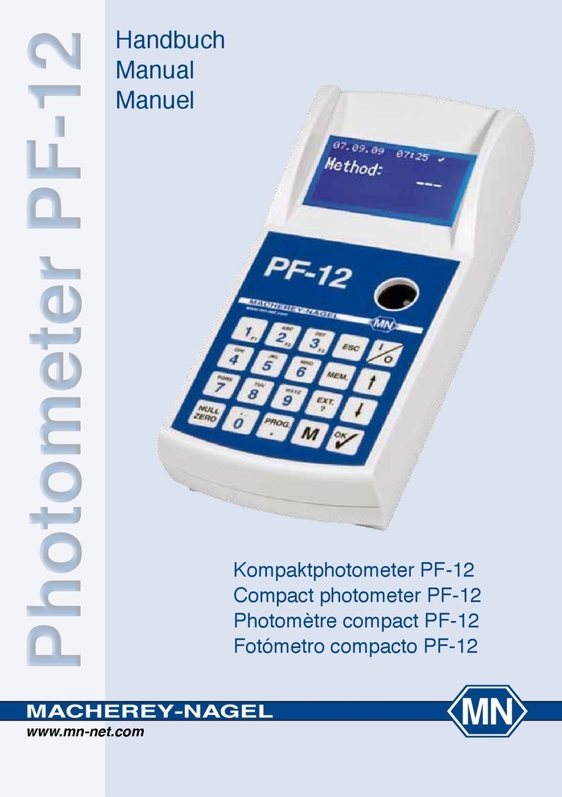 Macherey-Nagel PF-12 manual
