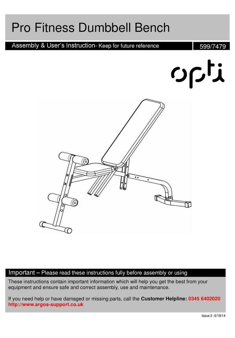 Argos Opti Assembly & user's instruction
