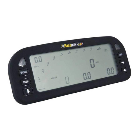 Racepak Ultra Dash Xtreme User manual