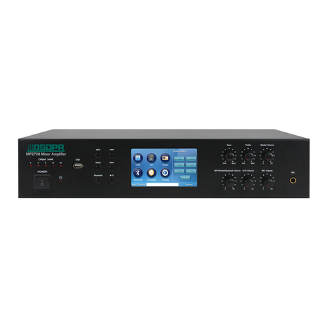 DSPPA MP2708 User manual