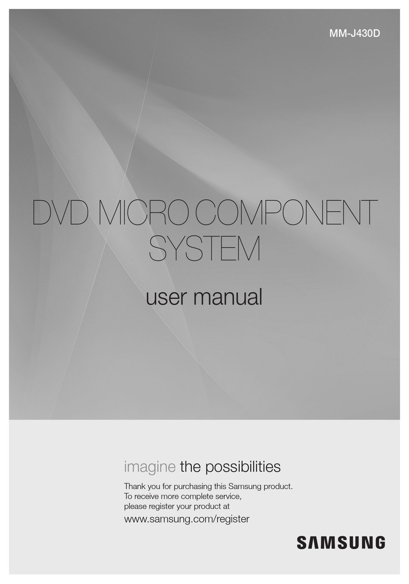 Samsung MM-J430D User manual Samsung MM-J430D User manual