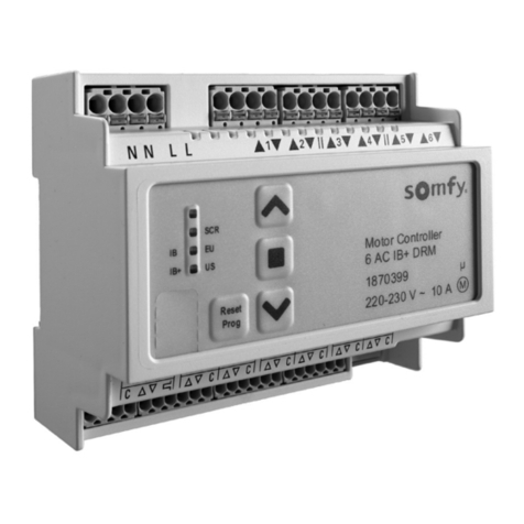 SOMFY Animeo Motor Controller 6 AC IB+ DRM User manual