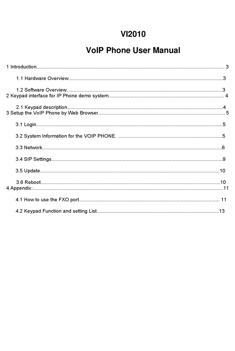 voptech VI2010 User manual