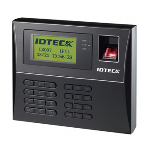 IDTECK LX007 User manual