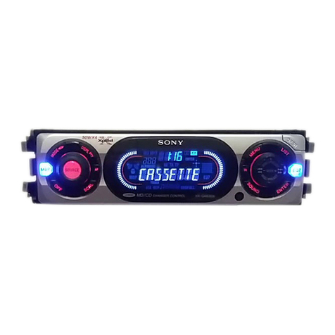 Sony XR-CA630X operating instructions