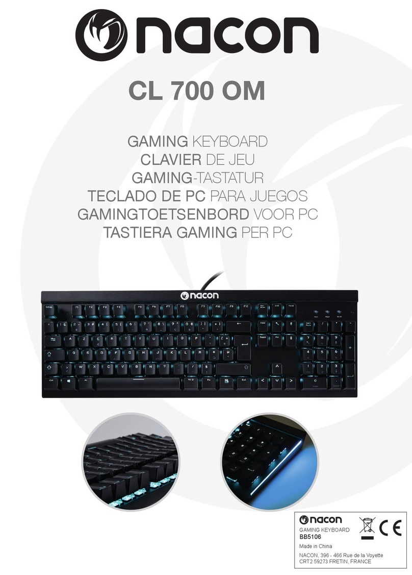 Nacon CL 700 OM manual