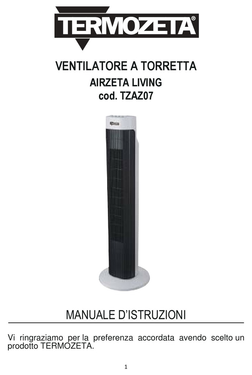 Termozeta AIRZETA LIVING instruction manual Termozeta AIRZETA LIVING instruction manual