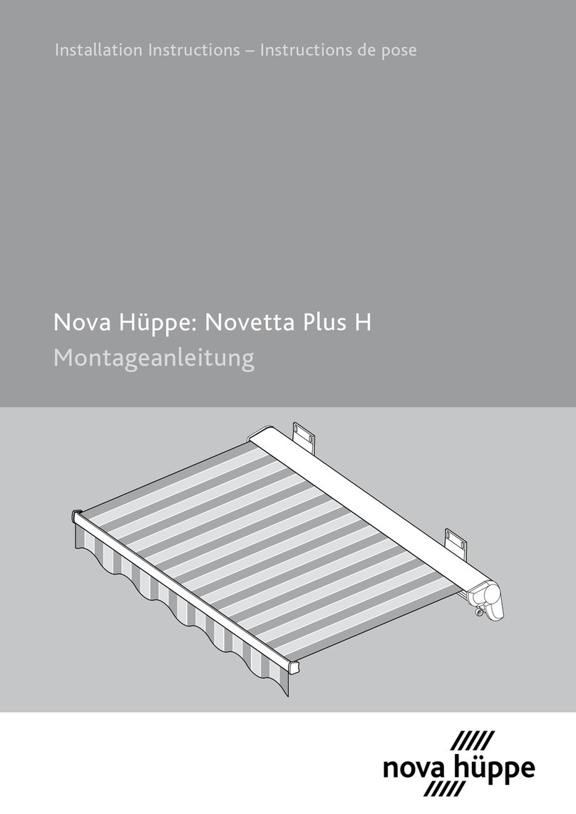 nova hüppe Novetta Plus H installation instructions