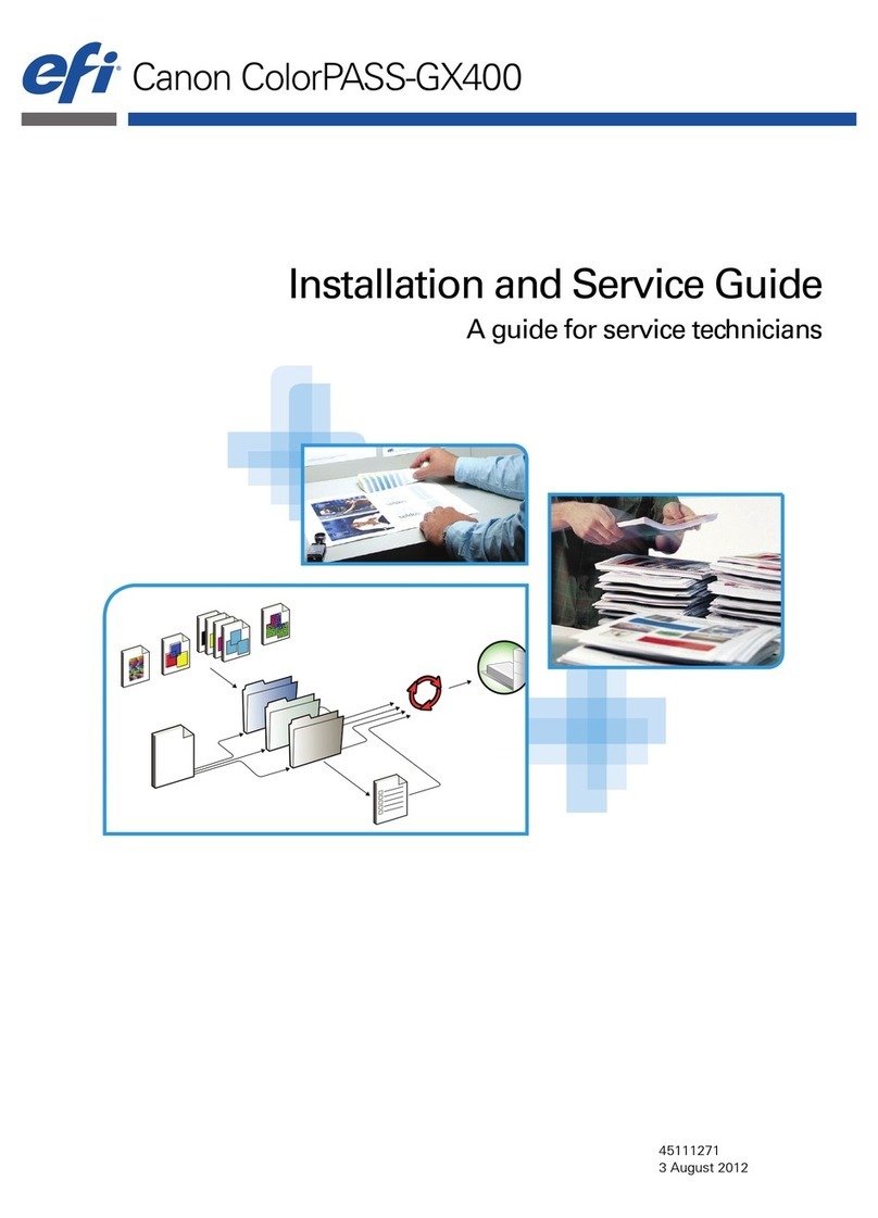 Canon ColorPASS-GX400 Installation and maintenance instructions