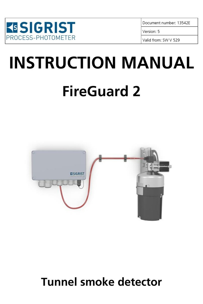 SIGRIST-PHOTOMETER FireGuard 2 instruction manual