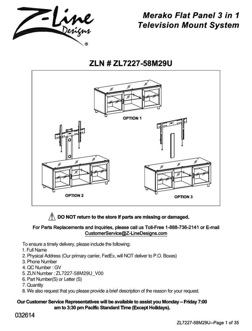 Z-Line Designs Merako ZL7227-58M29U manual