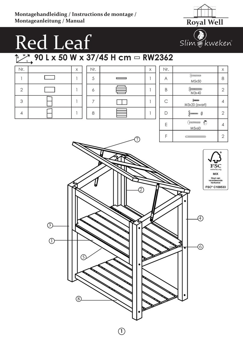 Royal Well Red Leaf RW2362 manual Royal Well Red Leaf RW2362 manual