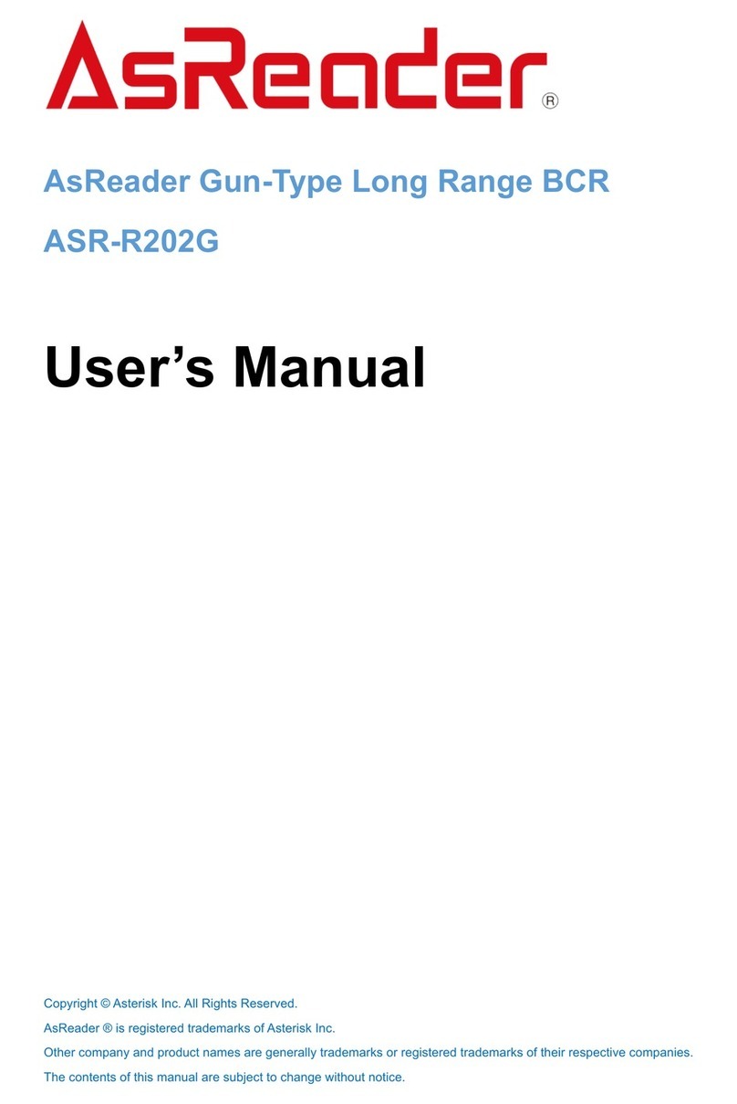 AsReader ASR-R202G Series User manual