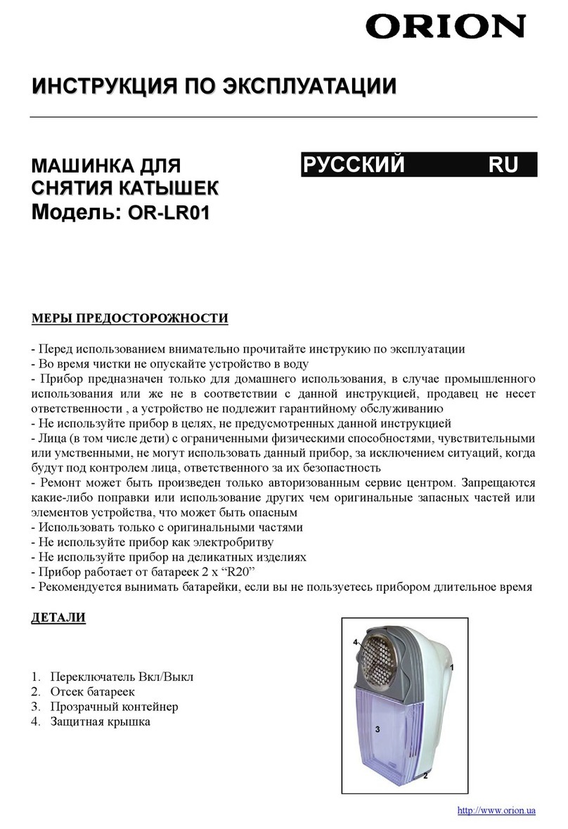 Orion OR-LR01 User manual