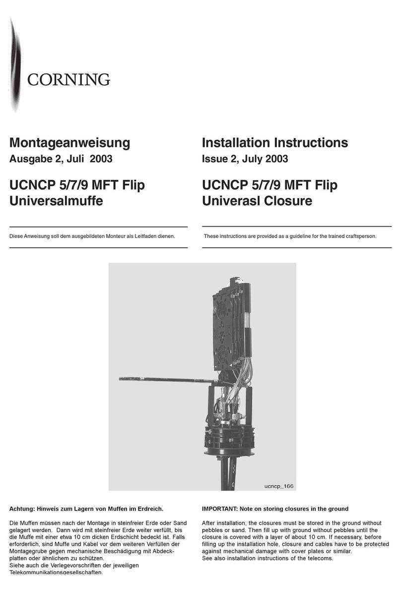 CORNING UCNCP 5 MFT Flip HS Series User manual