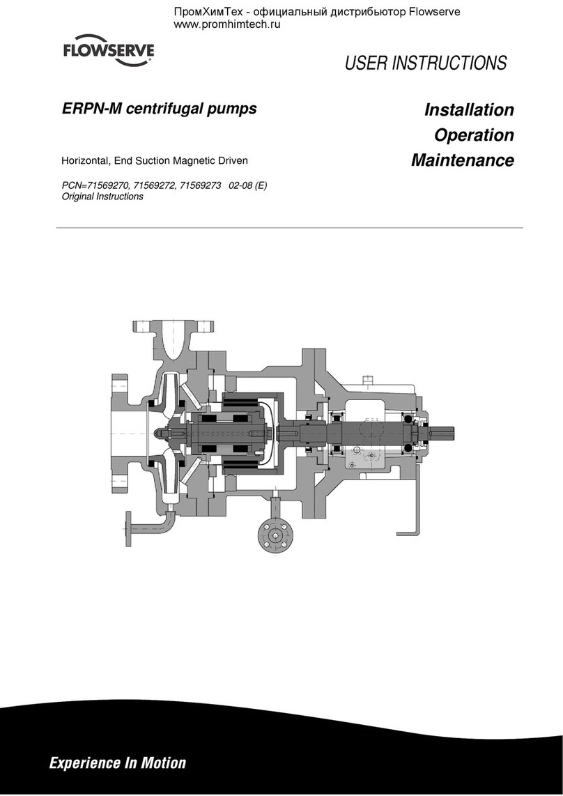 Flowserve ERPN-M User manual Flowserve ERPN-M User manual