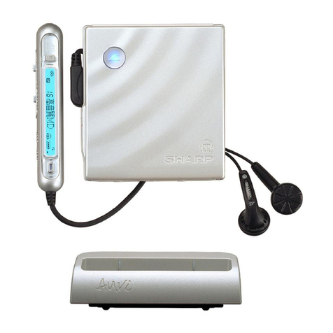 Sharp MD-DS77 User manual