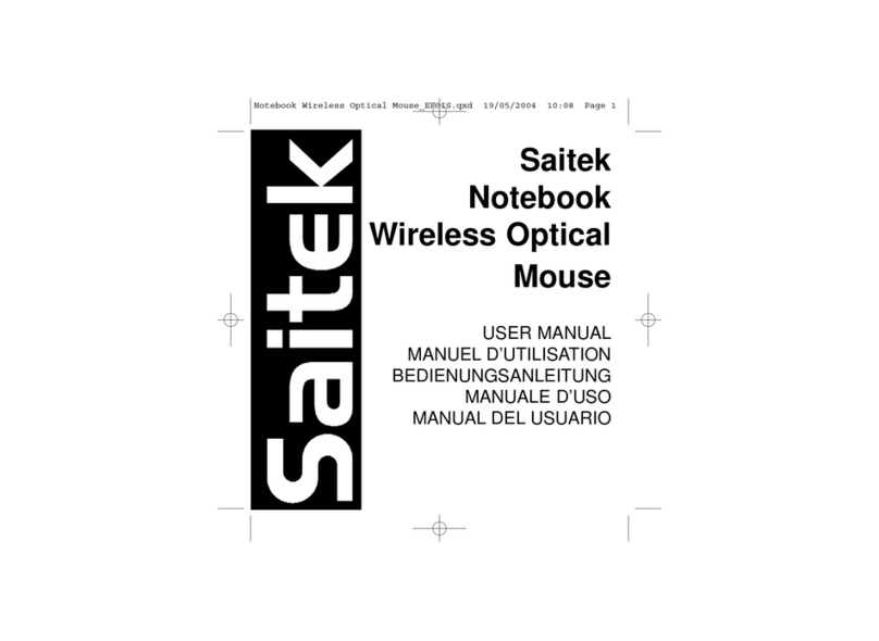 Saitek HM-001 user manual