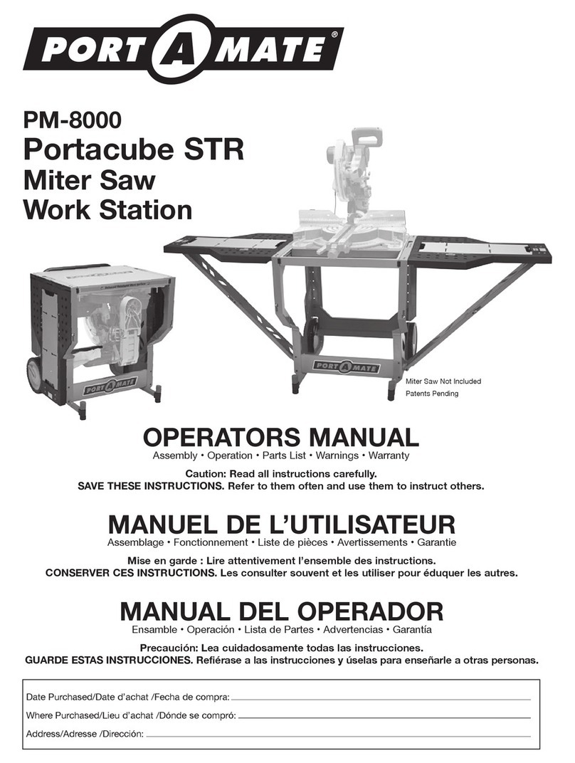 Portamate Portacube STR PM-8000 User manual